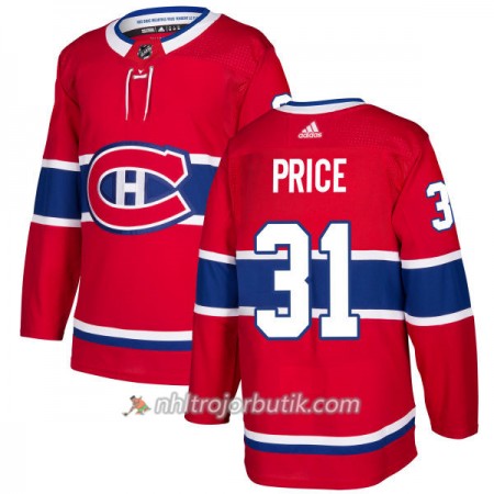 Män Ishockey Montreal Canadiens Tröja Carey Price 31 Adidas 2017-2018 Röd Authentic Män Ishockey Montreal Canadiens Tröja Carey Price 31 Adidas 2017-2018 Röd Authentic